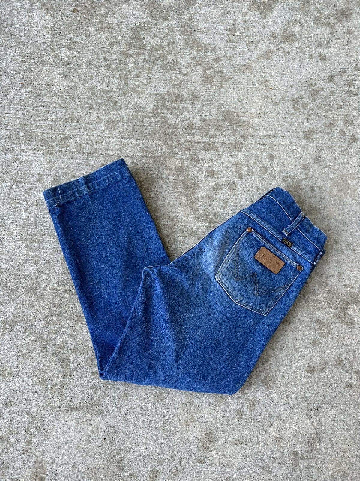 Wrangler 80s Wrangler Western Denim Blue Jeans Size US 32 / EU 48 - 1 Thumbnail