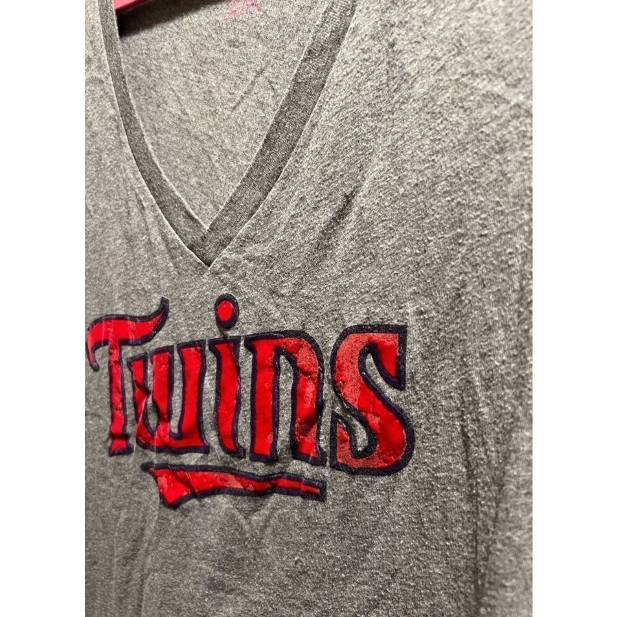 Pink PINK By Victorias Secret Minnesota Twins Baseball Shirt Size Size L / US 10 / IT 46 - 2 Thumbnail