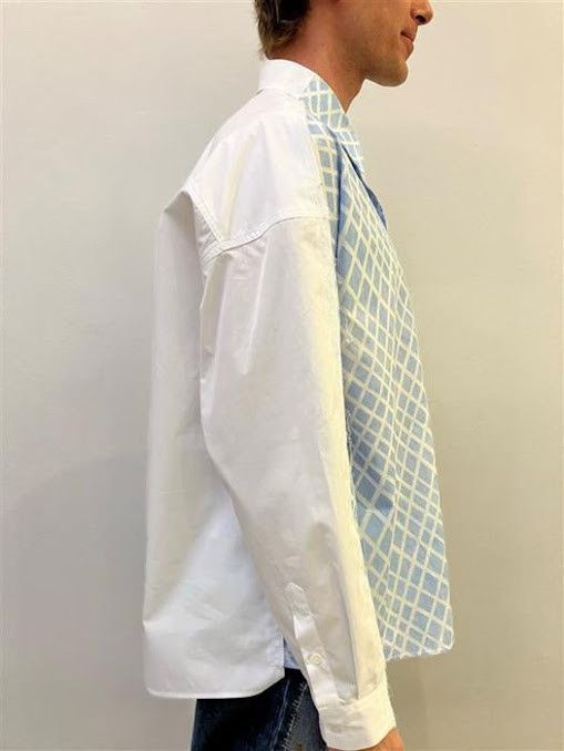 Marni o1w1db11125 Cotton Poplin Shirt in Blue/White Size US S / EU 44-46 / 1 - 2 Thumbnail