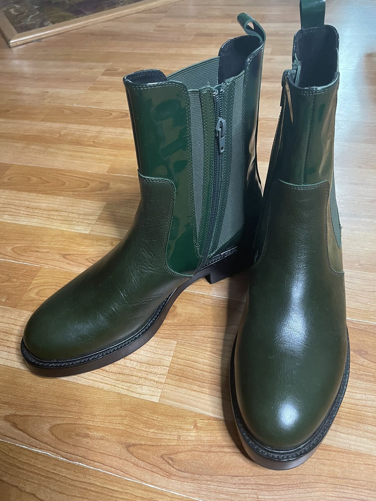 Jeffrey Campbell New Jeffrey Campbell Green Ankle Boots Size US 11 / IT 41 - 2 Thumbnail