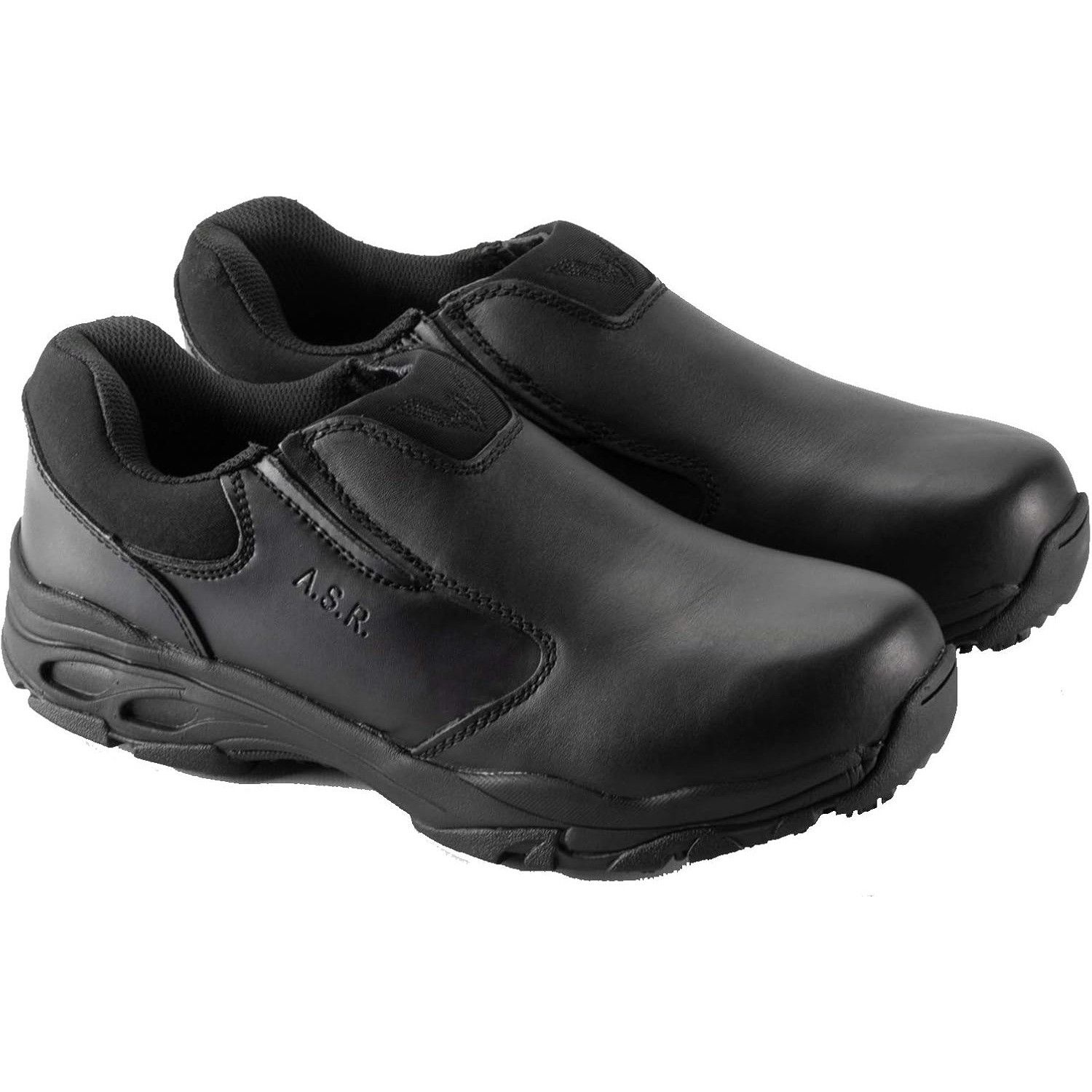 Thorogood Mens 15M Asr Slip-Resistant Black Leather Work Sho Shoes