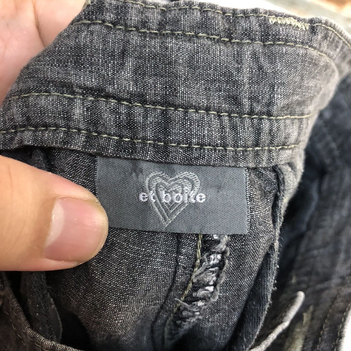 Japanese Brand Et Boite Grey Cargo utility Multipocket Pants #A2438 Size 27" / US 4 / IT 40 - 20 Thumbnail