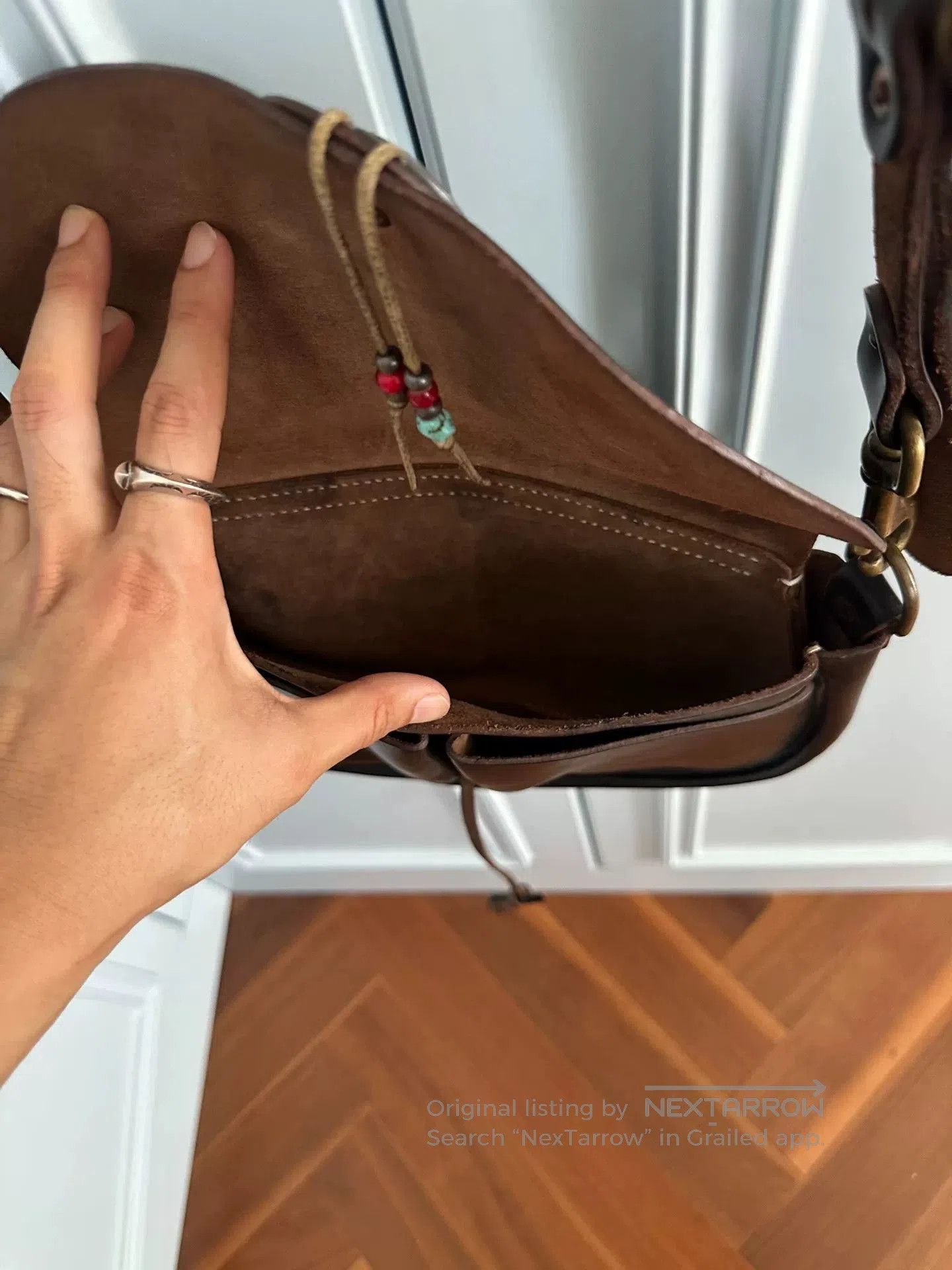 John Hardy Lucky John Style Horween Leather Crossbody Bag. Size ONE SIZE - 5 Thumbnail