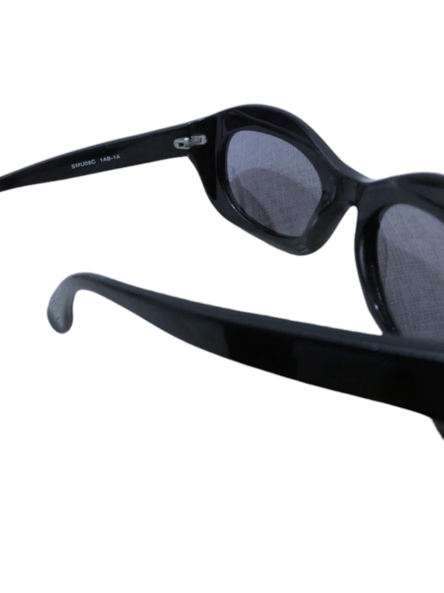 Miu Miu Miu Miu SMU06C 1AB-1A Black Oval Sunglasses Size ONE SIZE - 4 Thumbnail