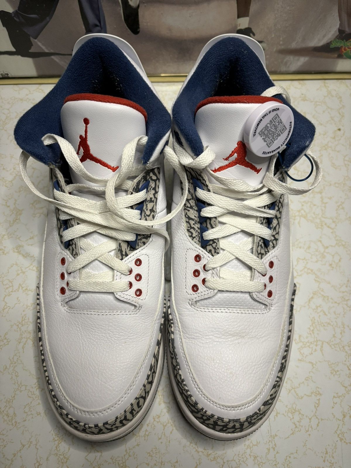 Jordan Brand Air Jordan 3 Retro OG True Blue 2016 Size US 12 / EU 45 - 2 Thumbnail