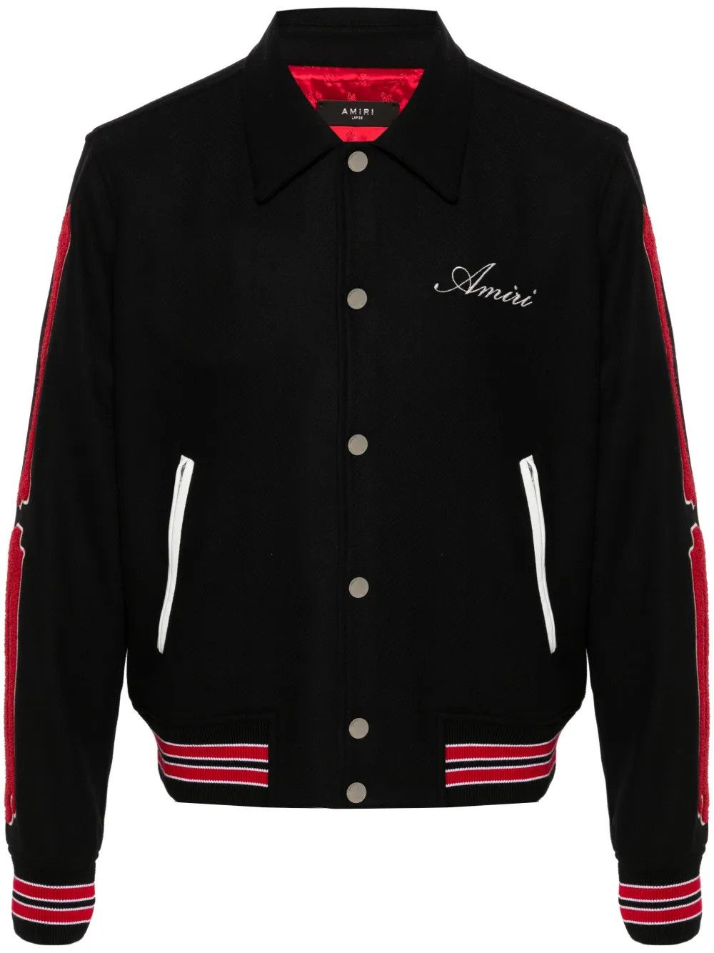 Amiri o1h1sh10525 Ma Bones Jacket in Black Size US M / EU 48-50 / 2 - 1 Thumbnail