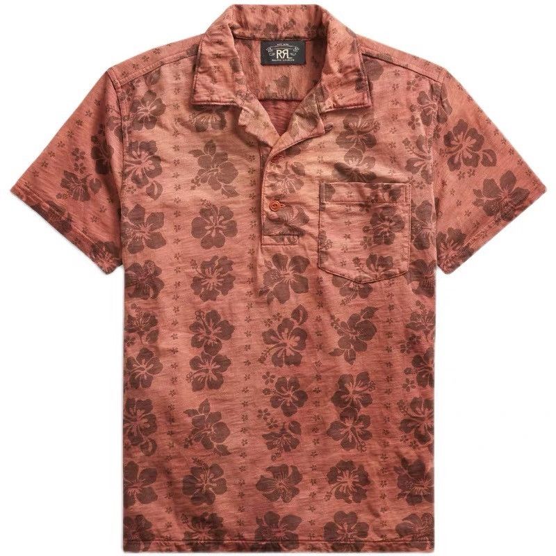 RRL Ralph Lauren RRL Hawaiian Print T-Shirt Size US XL / EU 56 / 4 - 1 Thumbnail