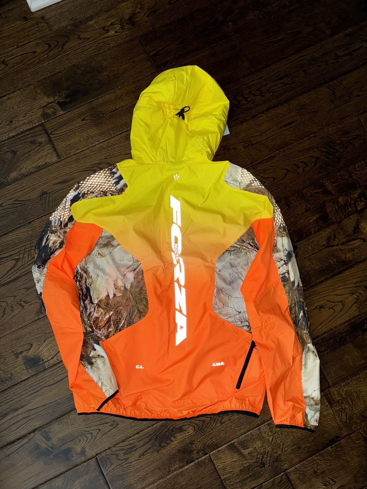 image of Drake x Nike Nocta Running Windbreaker Jacket in Yellow, Men's (Size Small)