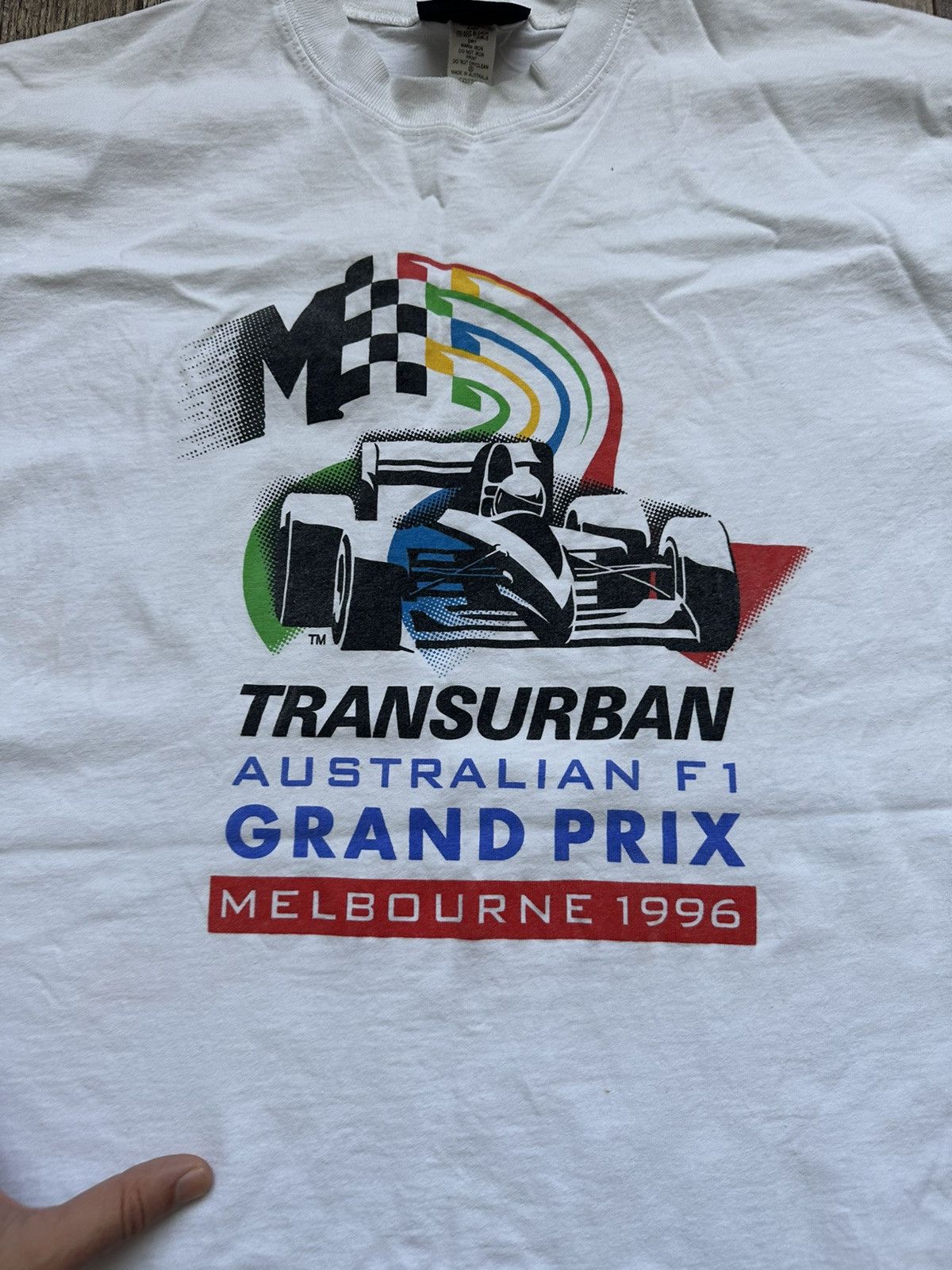Formula 1 1996 Goodsports Australian Grand Prix F1 T Shirt Size US XL / EU 56 / 4 - 7 Thumbnail