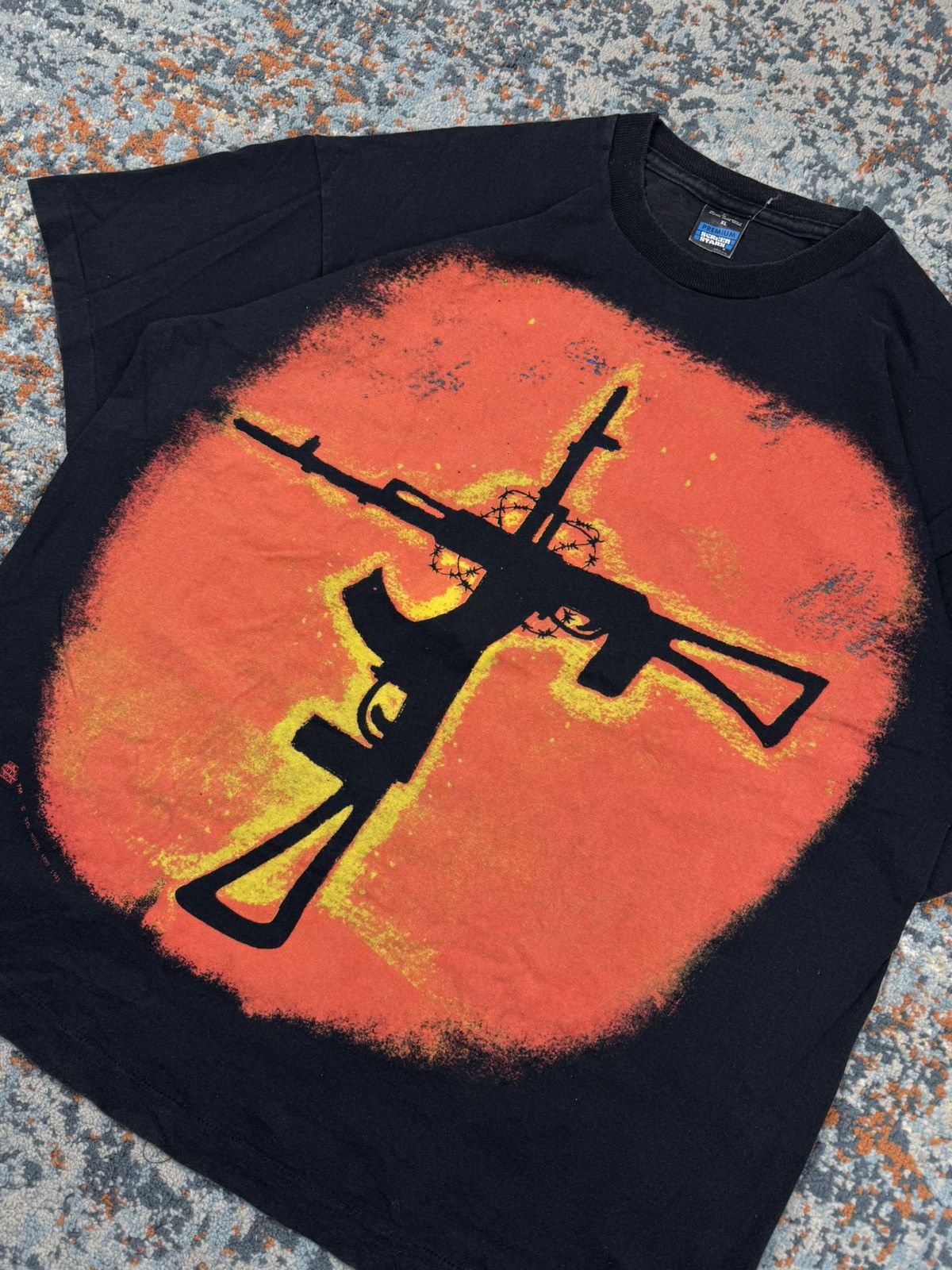 Band Tees Rare Vintage 1991 New Model Army tour graphic band tee Size US XL / EU 56 / 4 - 5 Thumbnail