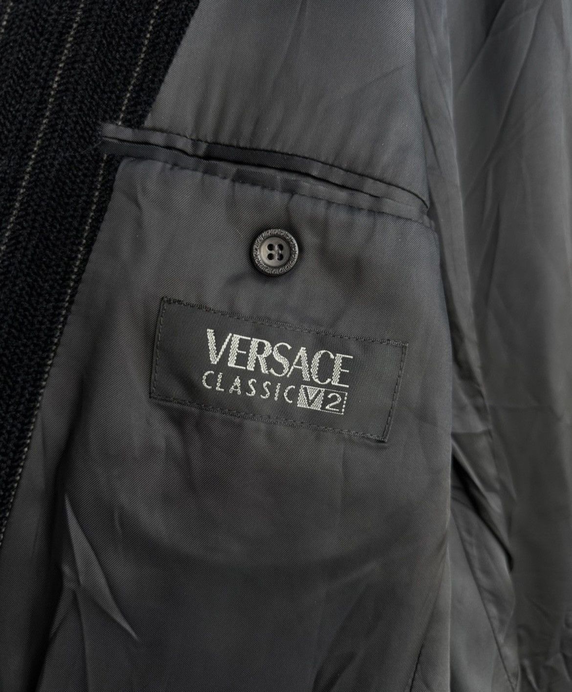 Versace Vintage Versace V2 Velour Mens Jacket Sz M Size US M / EU 48-50 / 2 - 5 Thumbnail