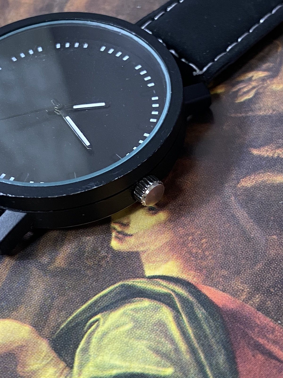 Jewelry × Vintage Sleek Black Minimalist Design Watch Size ONE SIZE - 4 Thumbnail