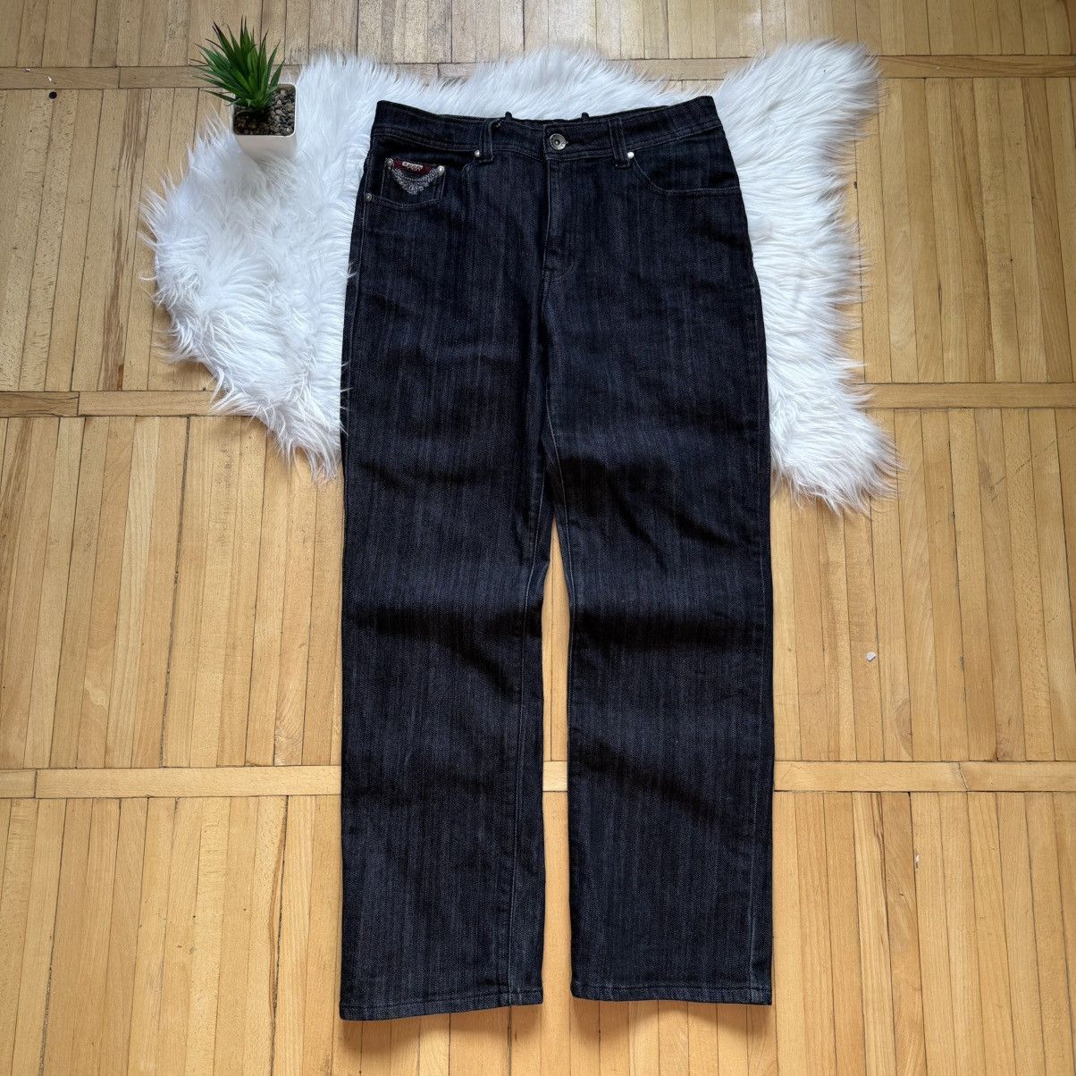 If Six Was Nine 📌 Vintage Y2K FEN Relaxed Crazy LGB style Jeans Size 30" / US 8 / IT 44 - 7 Thumbnail
