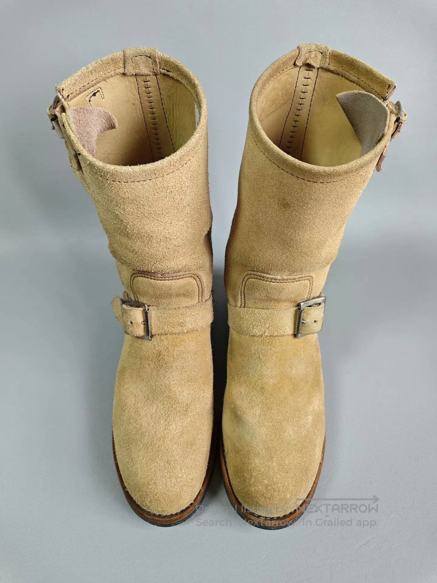Red Wing Redwing 8268 Suede Engineer Boots. Size US 8 / EU 41 - 1 Thumbnail
