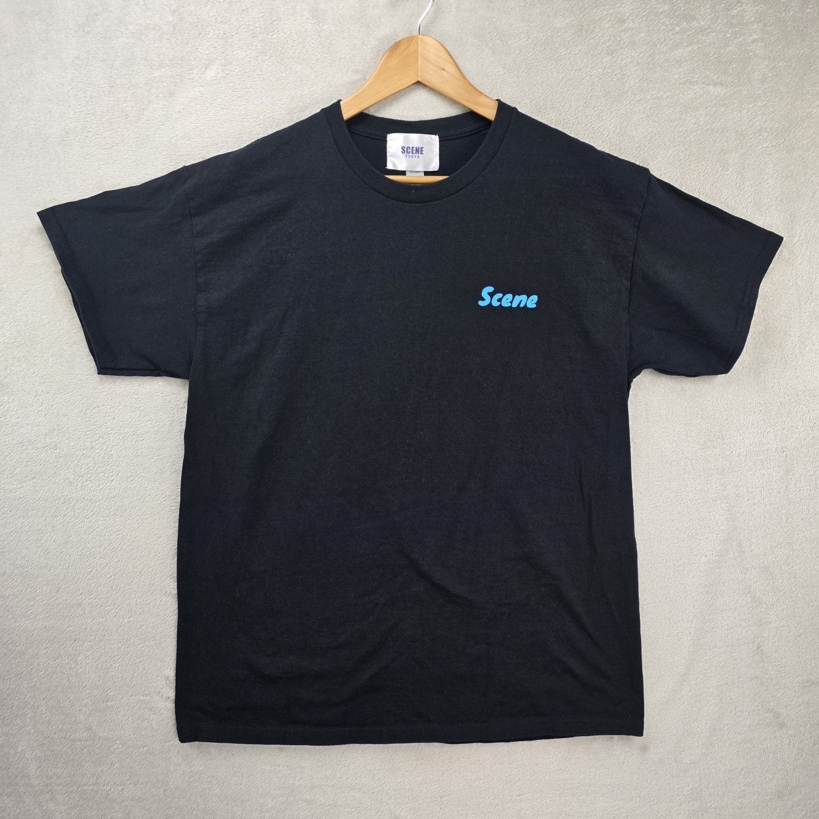 Other Scene Tokyo Shirt Mens Large Black Anime Girl Cell Phone Size US L / EU 52-54 / 3 - 2 Thumbnail