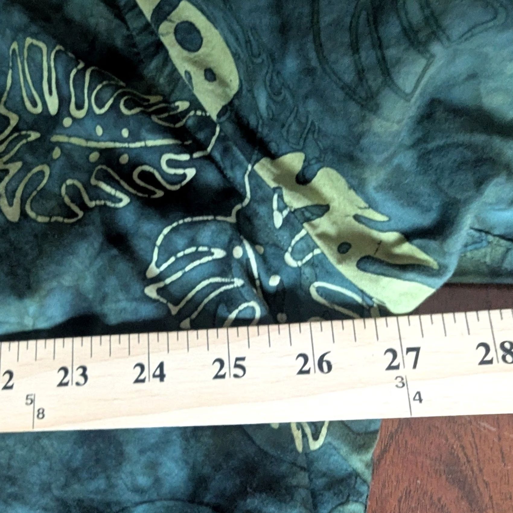 Lands' End Lands' End Button-Up Green Monstera Leaf Print Cotton Camp Shirt Mens XL Beach Size US XL / EU 56 / 4 - 6 Thumbnail