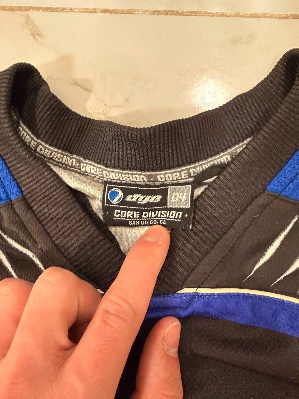 Other Dye Paintball Jersey Division 04 Long Sleeve Blue Vintage Size US XL / EU 56 / 4 - 4 Thumbnail