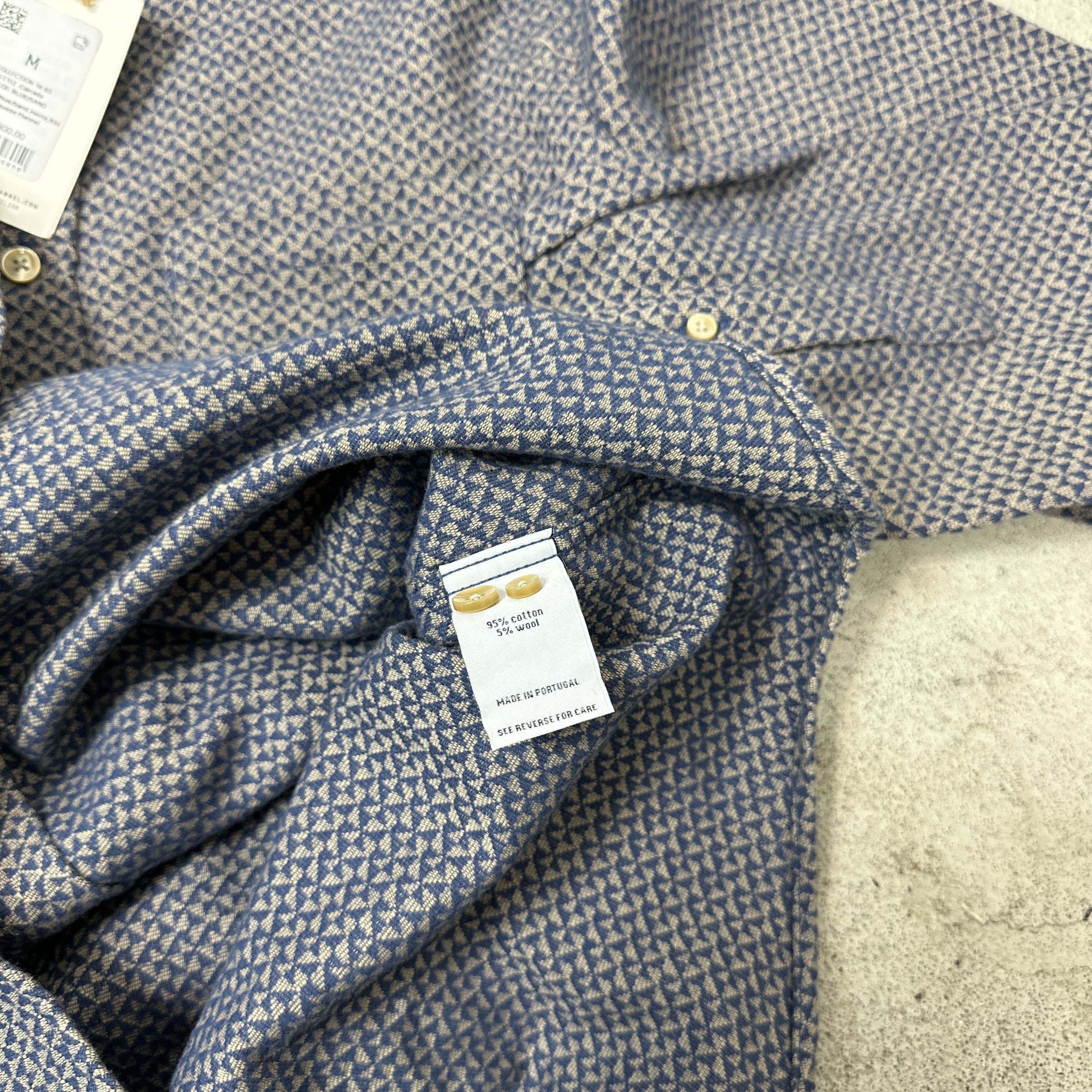 Portuguese Flannel Vintage Houndstooth Button Up Portuguese Flannel Shirt Y2K Size US M / EU 48-50 / 2 - 7 Thumbnail