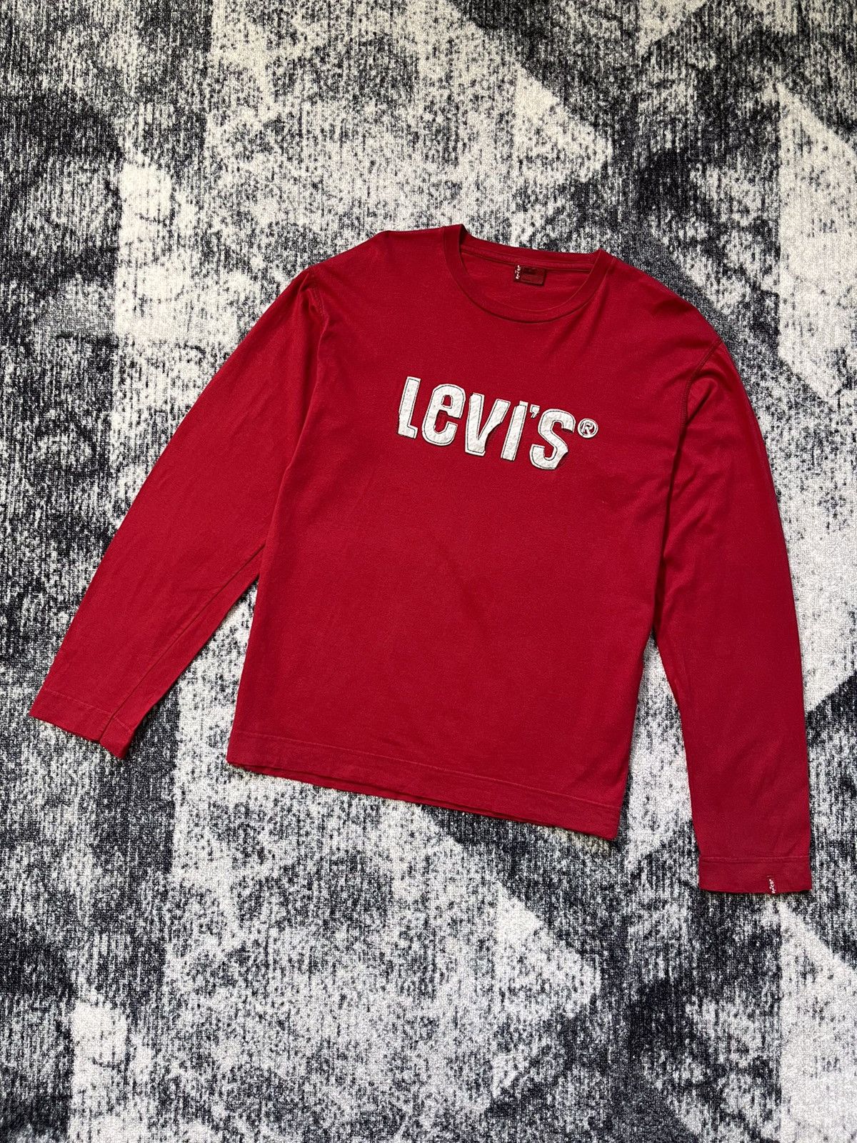 Other Vintage Red Long Sleeve Tee Rare Big logo Y2K STYLE 90s Size US M / EU 48-50 / 2 - 1 Thumbnail