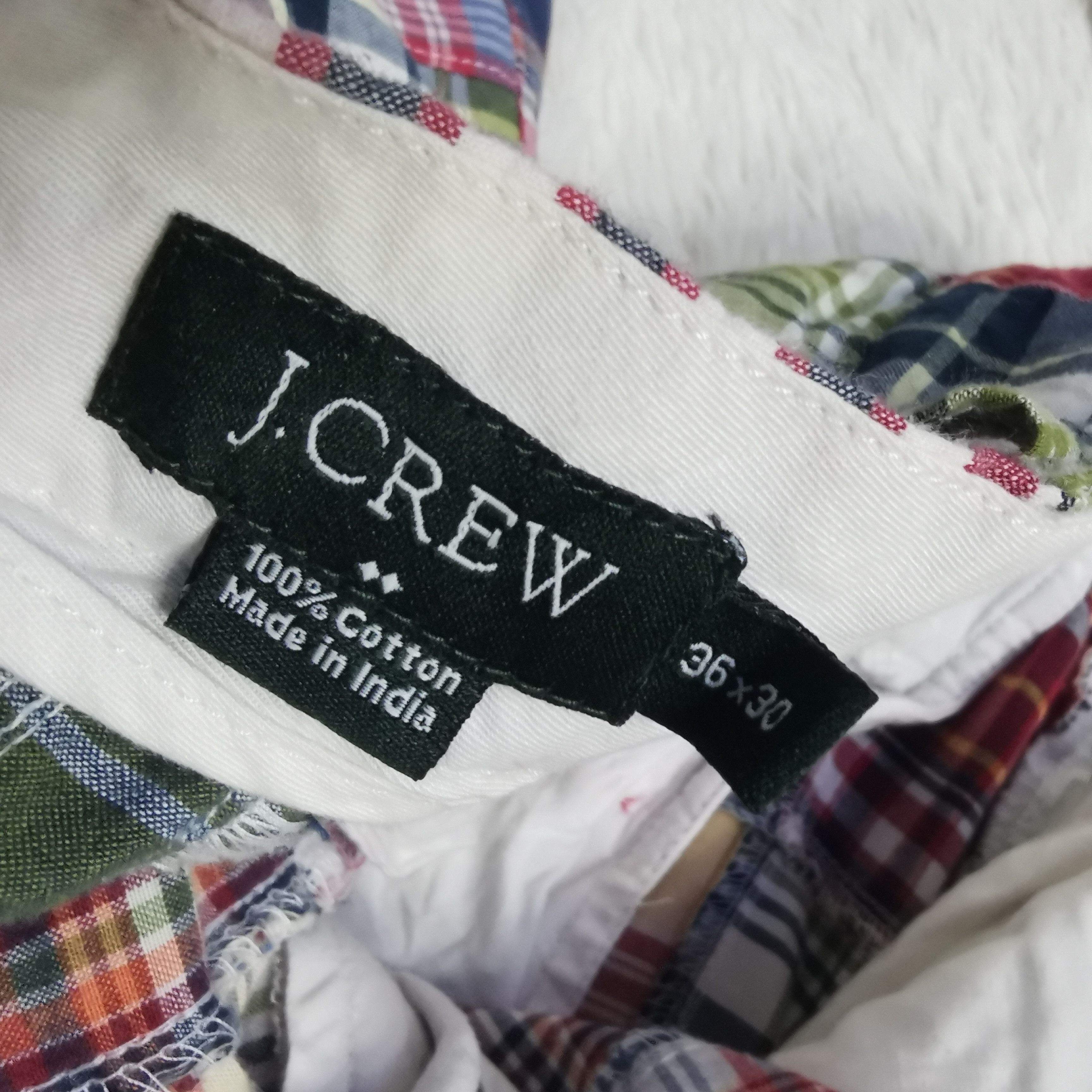 J.Crew 90s Indian Plaid Baggy Patchwork Pants Multicolor Rare Size US 36 / EU 52 - 10 Thumbnail