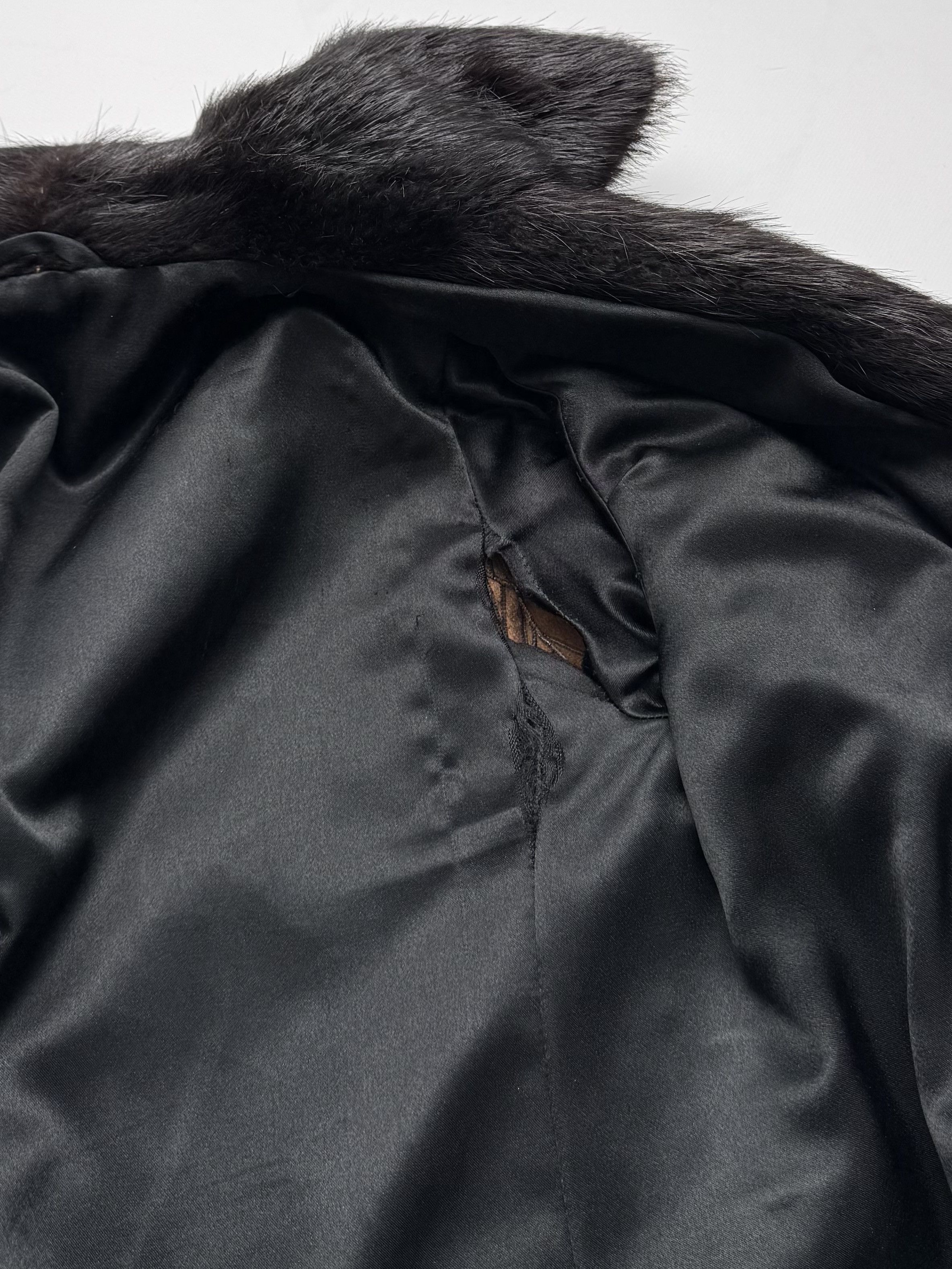 Vintage Vintage Long Real Fur Coat B8(V417)E2 Size L / US 10 / IT 46 - 8 Thumbnail