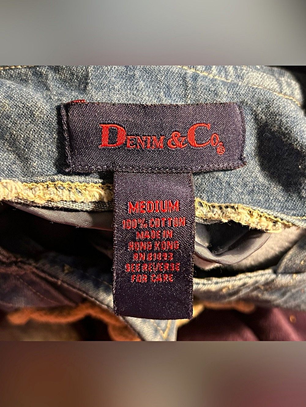 Denim & Co. Vintage 90s Denim & Co Blue Denim Toggle Hooded Chore Jacket Size M / US 6-8 / IT 42-44 - 7 Thumbnail