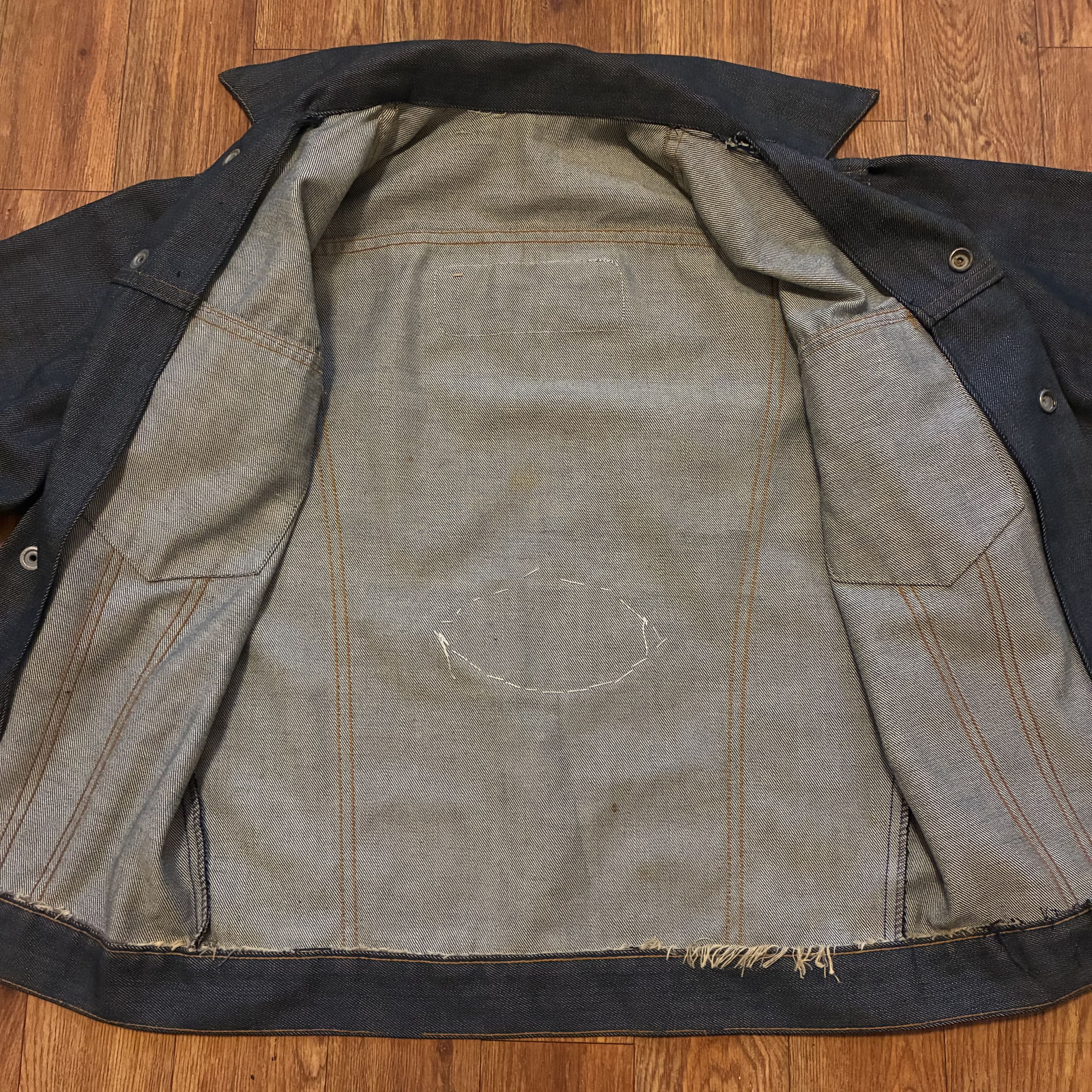 Levi's Vintage Clothing Vintage 70s Levi's Orange Tab Patched Denim Jacket Size S / US 4 / IT 40 - 4 Thumbnail