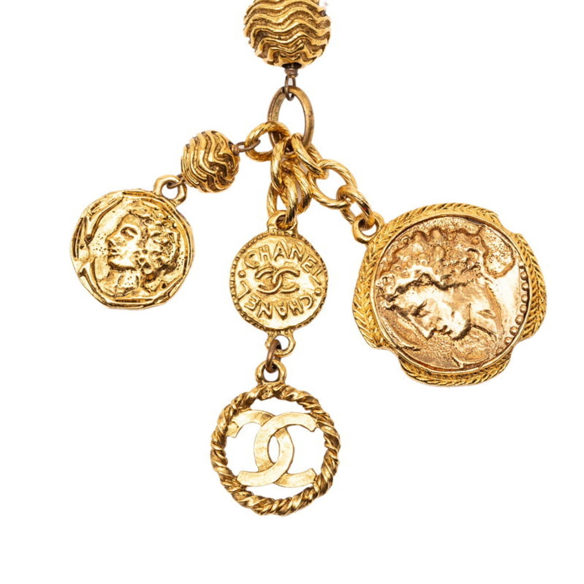 Chanel Coco Mark Long Necklace Pendant #313020C57B Chanel Coco Mark Star Long Necklace, Silver Metal, Faux  main image 4