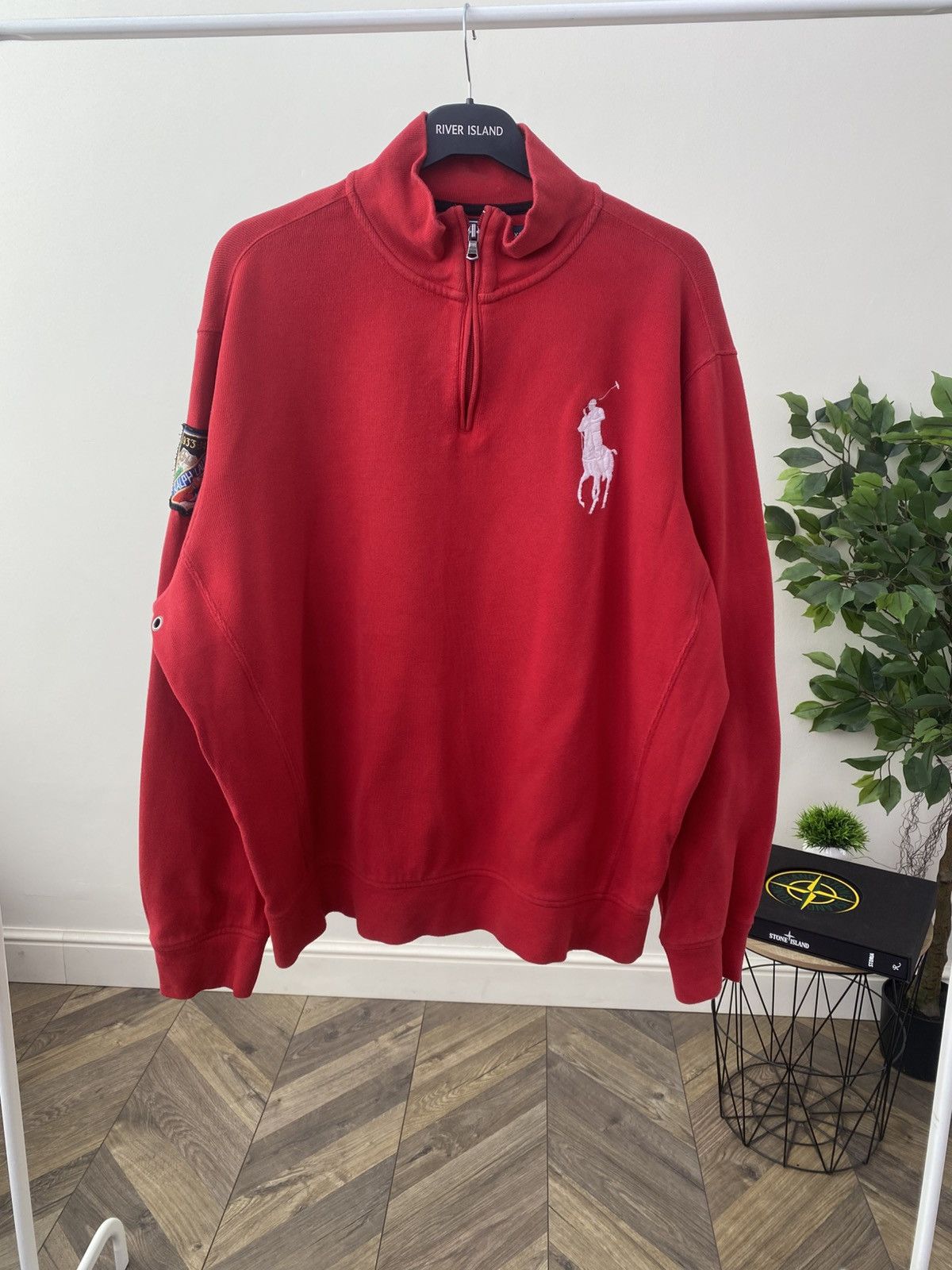 Polo Ralph Lauren Vintage Polo Ralph Lauren 1/4 zip sweatshirt Size US XL / EU 56 / 4 - 1 Thumbnail
