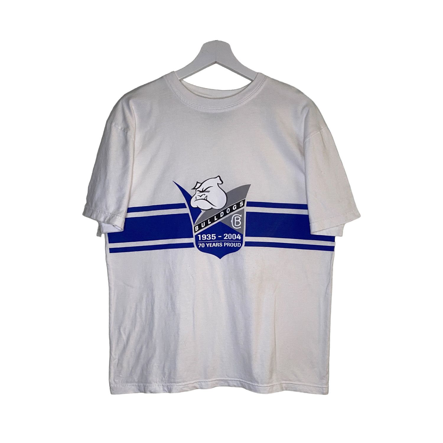 Vintage Vintage 2004 Canterbury Bulldogs 70 Years Anniversary Tee Size US M / EU 48-50 / 2 - 1 Thumbnail