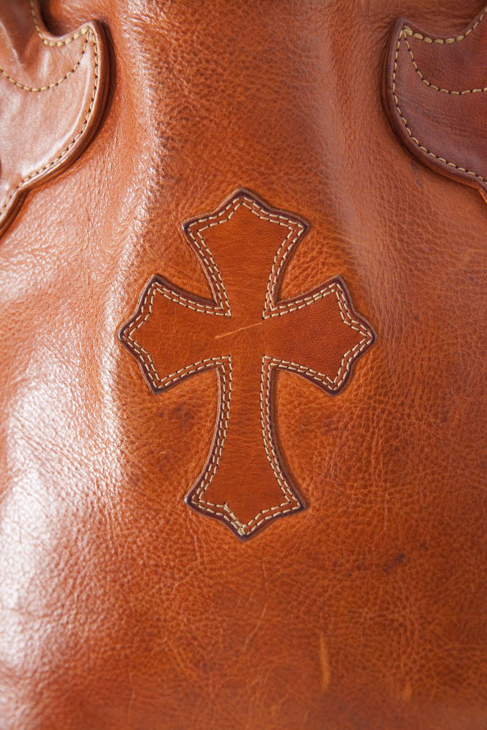 Chrome Hearts Chrome Hearts leather tote bag w cross patch Size ONE SIZE - 6 Thumbnail