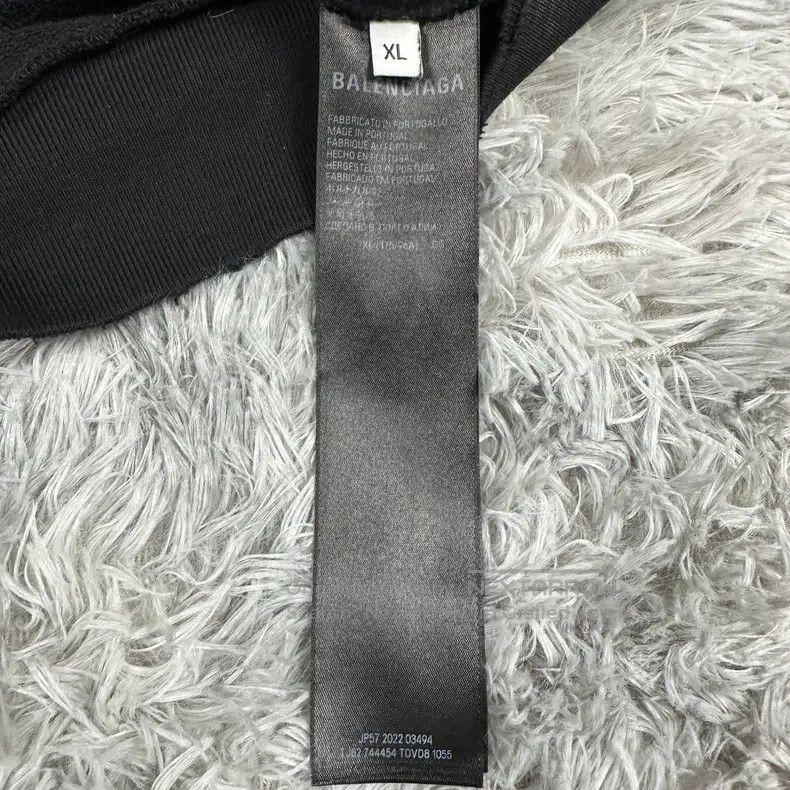 Balenciaga Balenciaga Buddha Letter Logo Zipper Hoodie Size US XL / EU 56 / 4 - 5 Thumbnail