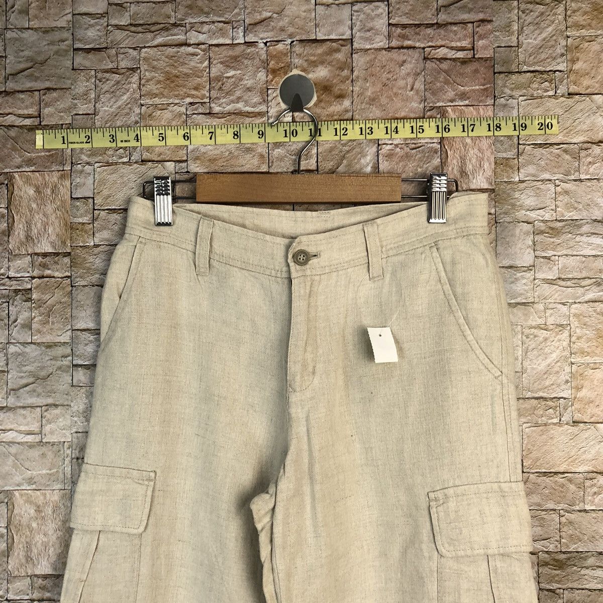 Japanese Brand Japanese Brand White Cargo Multipocket Pants #A735 Size 26" / US 2 / IT 38 - 4 Thumbnail