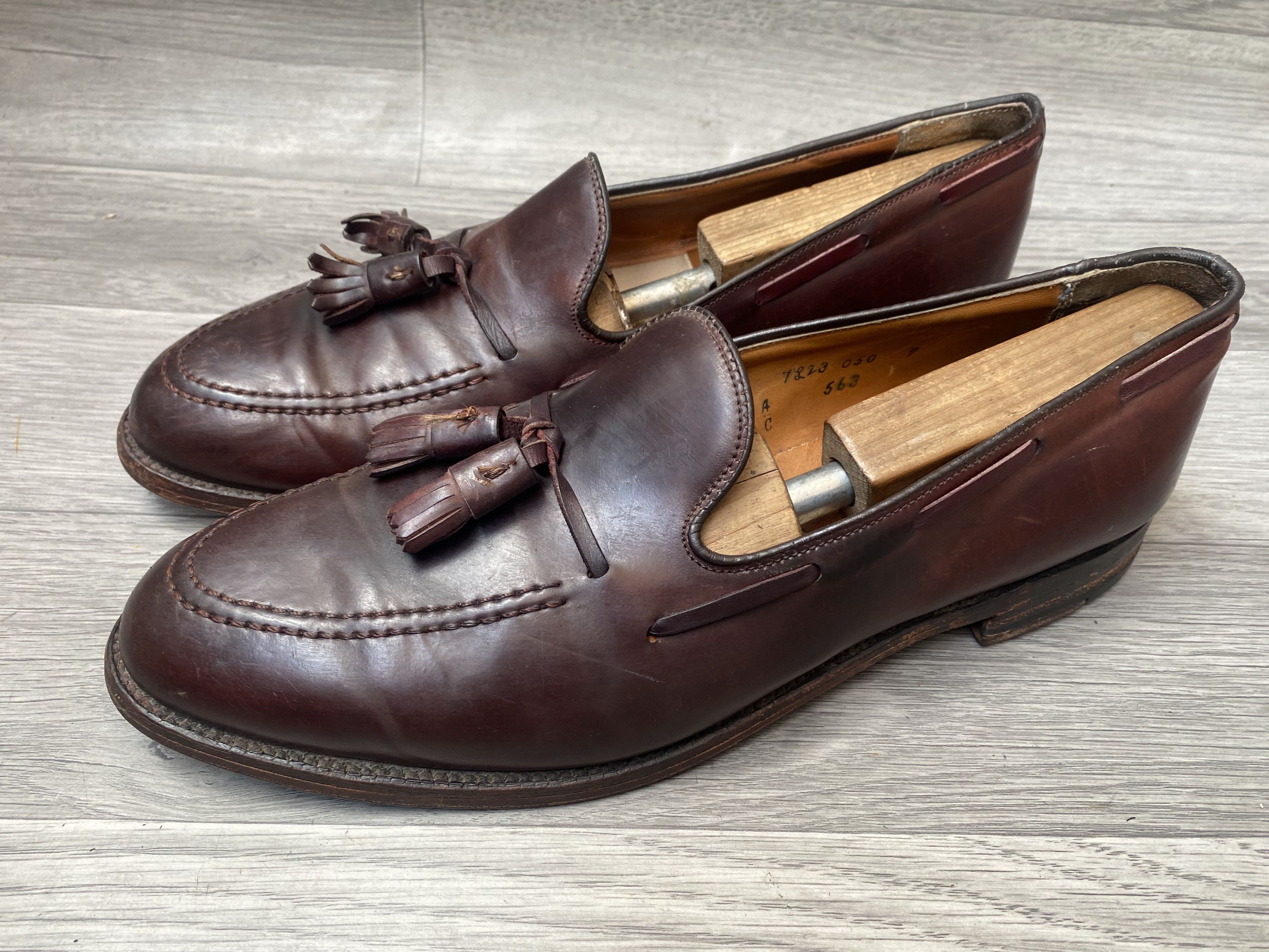 Alden Alden tassel loafers shell cordovan brown shoes sz10A/C Size US 10 / EU 43 - 7 Thumbnail