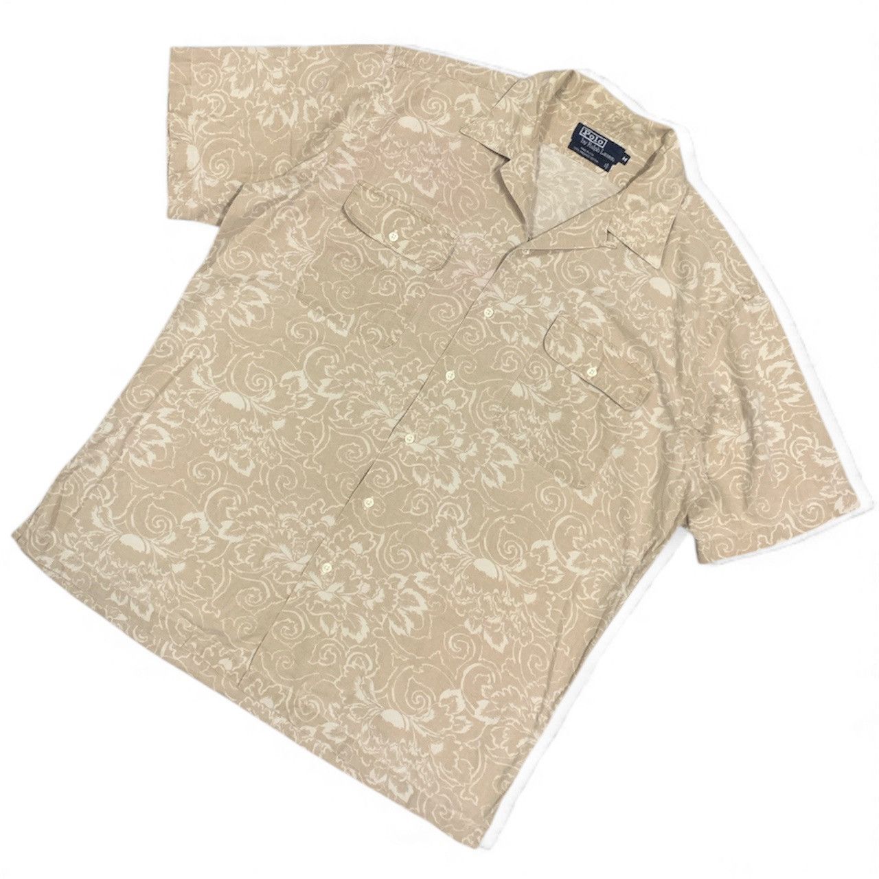 Polo Ralph Lauren Vtg Polo Ralph Lauren Double Chest Pocket Hawaiian Shirt Size US M / EU 48-50 / 2 - 4 Thumbnail