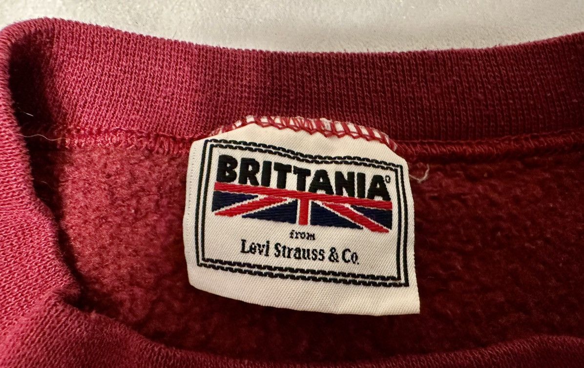 Levi's × Vintage VTG Y2K Sweatshirt Boxy Fit Levi Britannia Men’s Size XL Size US XL / EU 56 / 4 - 3 Thumbnail