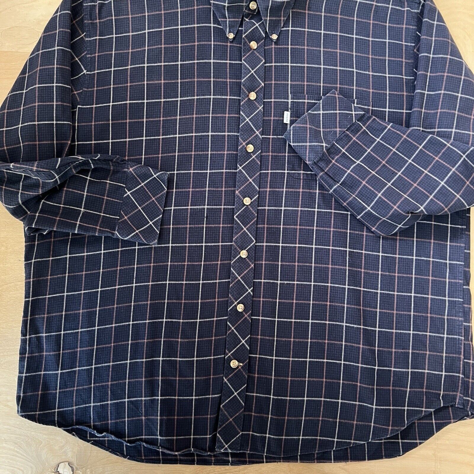 Barbour Barbour Comfort Fit Shirt XL Navy Casual Button Up Size US XL / EU 56 / 4 - 6 Thumbnail