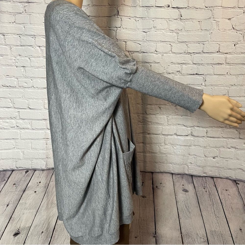 Other Escio Ponco Box Grey Viscose Sweater Size L/XL Size XL / US 12-14 / IT 48-50 - 2 Thumbnail