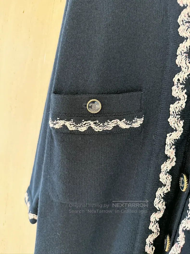 Chanel Chanel 21P Spring and Summer Preview Navy Blue Ultra-long Size XXS / US 00 / IT 34 - 6 Thumbnail
