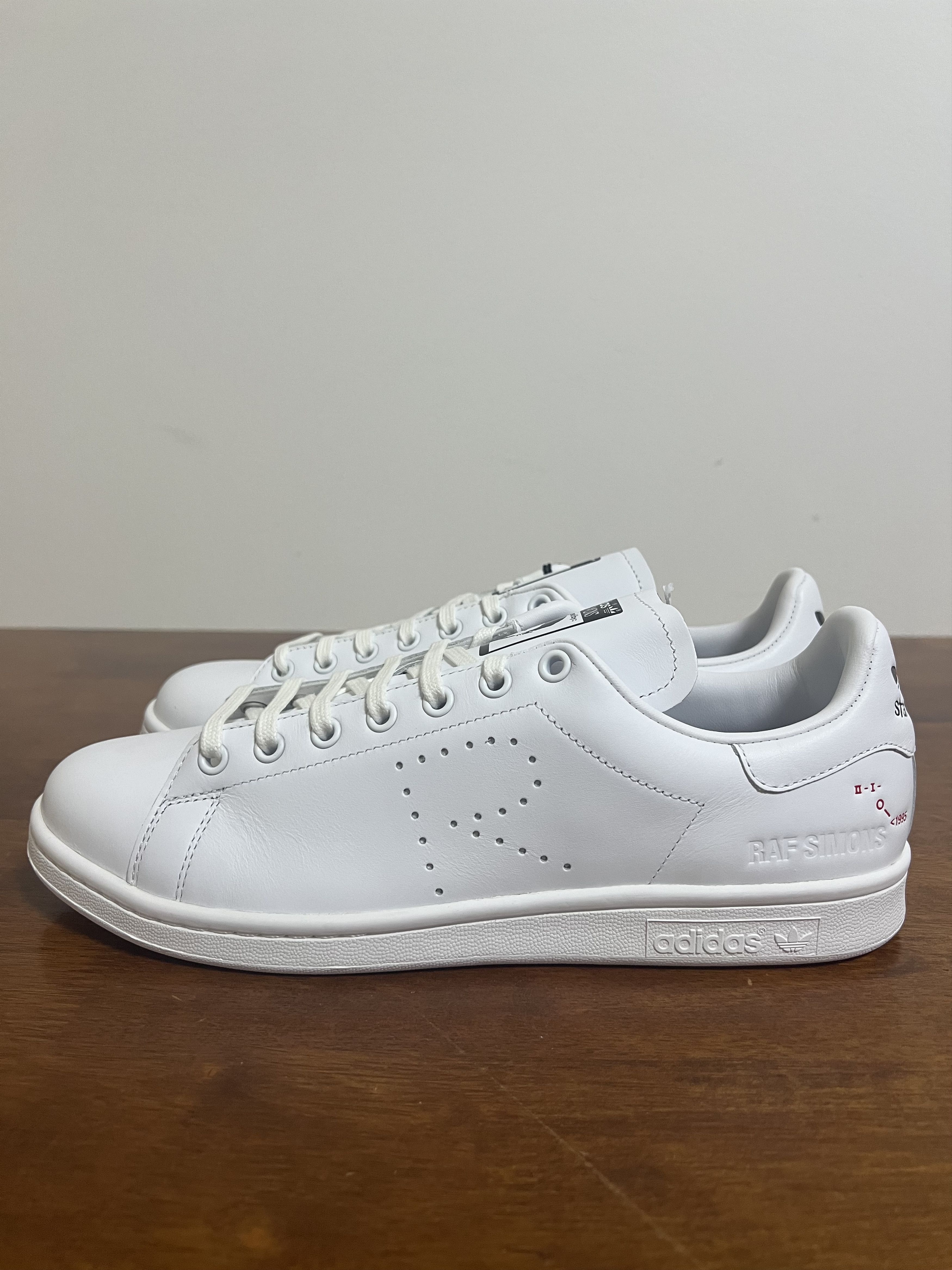 Adidas × Raf Simons 💚 2018 Raf Simons x Adidas Stan Smith Core White US 10 NEW Size US 10 / EU 43 - 4 Thumbnail