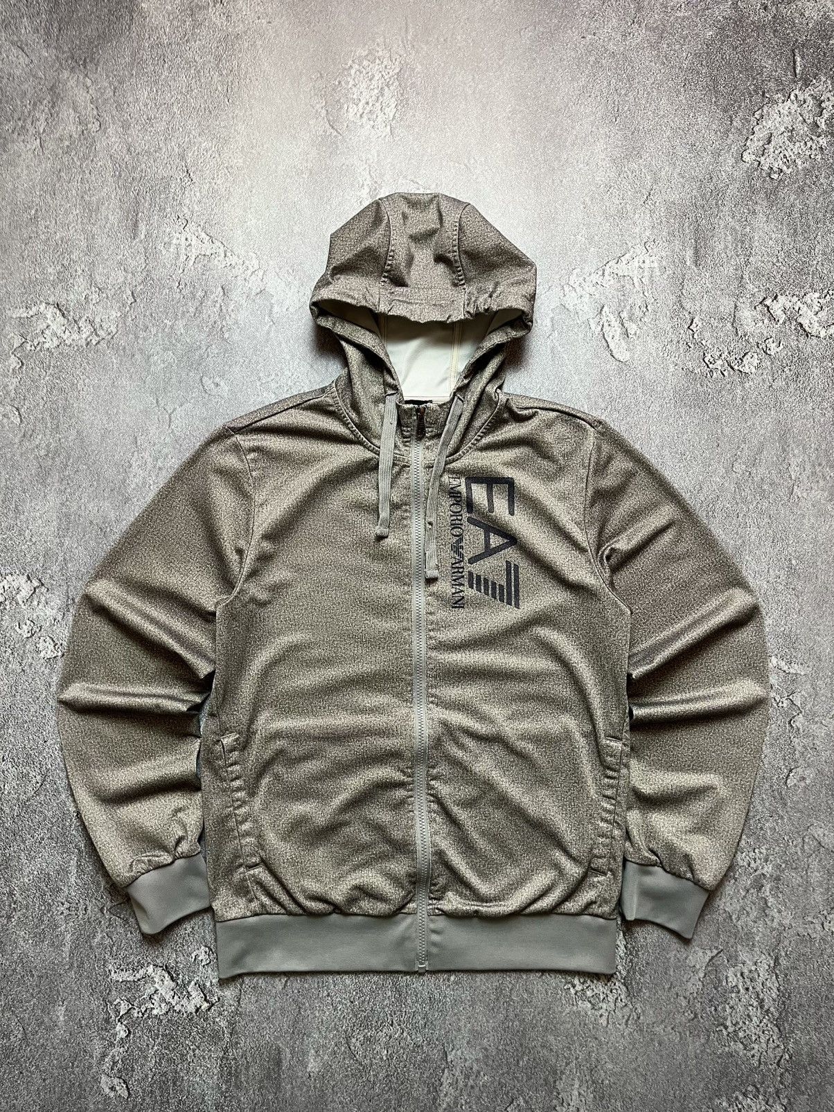 Emporio Armani Vintage Track Jacket Zip Hoodie Emporio Armani Big Logo Mens Size US S / EU 44-46 / 1 - 1 Thumbnail