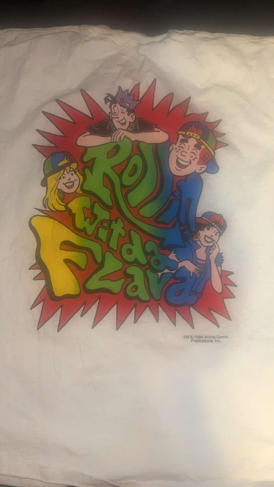 Tultex Vintage 1993-1994 Archive Comic All Over Print Size US XL / EU 56 / 4 - 3 Thumbnail