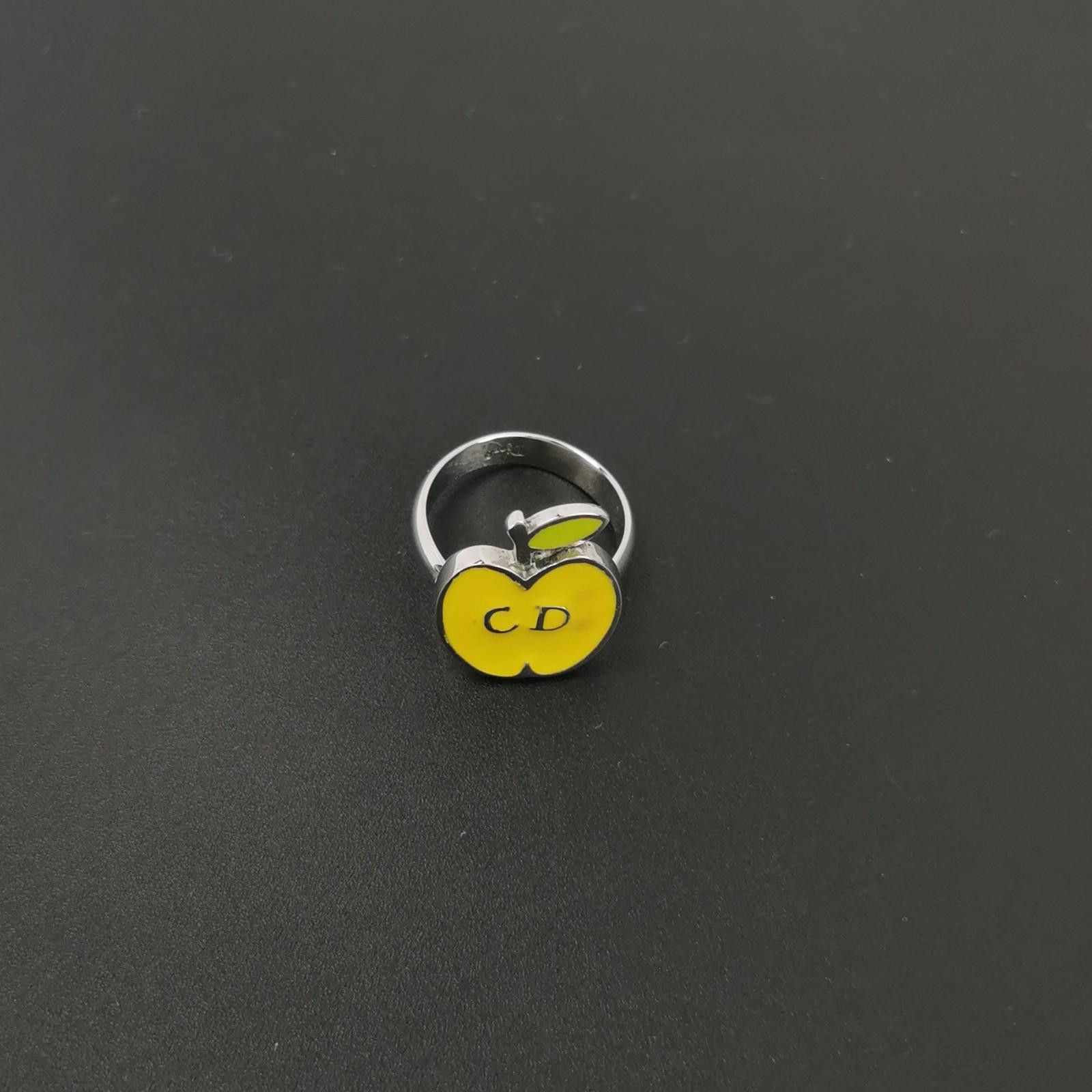 Dior Dior Apple Shaped CD Letter Logo Vintage Ring Size 10 -z250 Size ONE SIZE - 3 Thumbnail