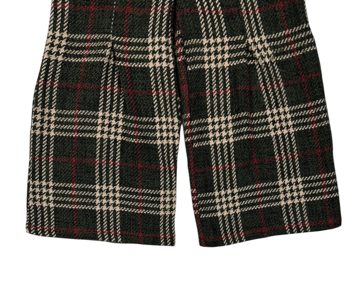 Japanese Brand × Vintage Vtg🔥Harem Tartan Green Ballon Pants Baggy Shorts Size 30" / US 8 / IT 44 - 4 Thumbnail