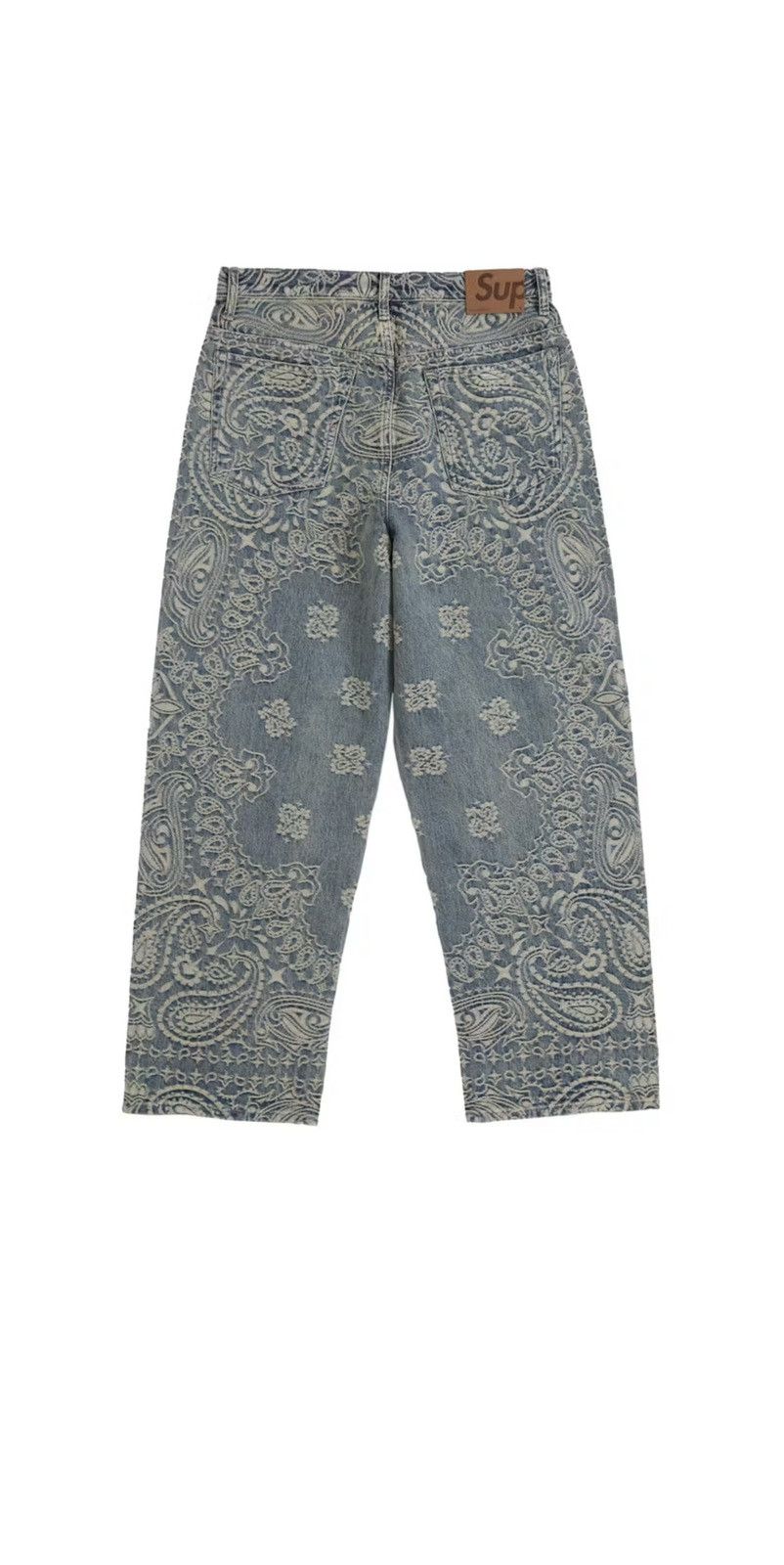 Supreme Supreme Bandana Jacquard Baggy Jean Size US 34 / EU 50 - 2 Thumbnail