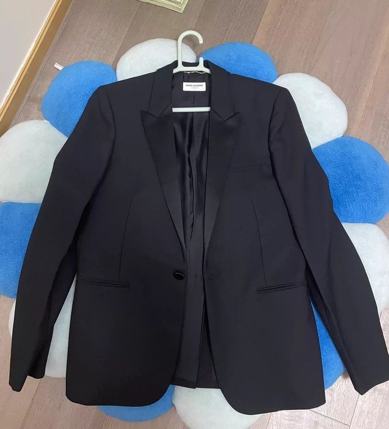 Saint Laurent Paris Classic Saint Laurent Smoking Jacket-2506 Size US L / EU 52-54 / 3 - 1 Thumbnail