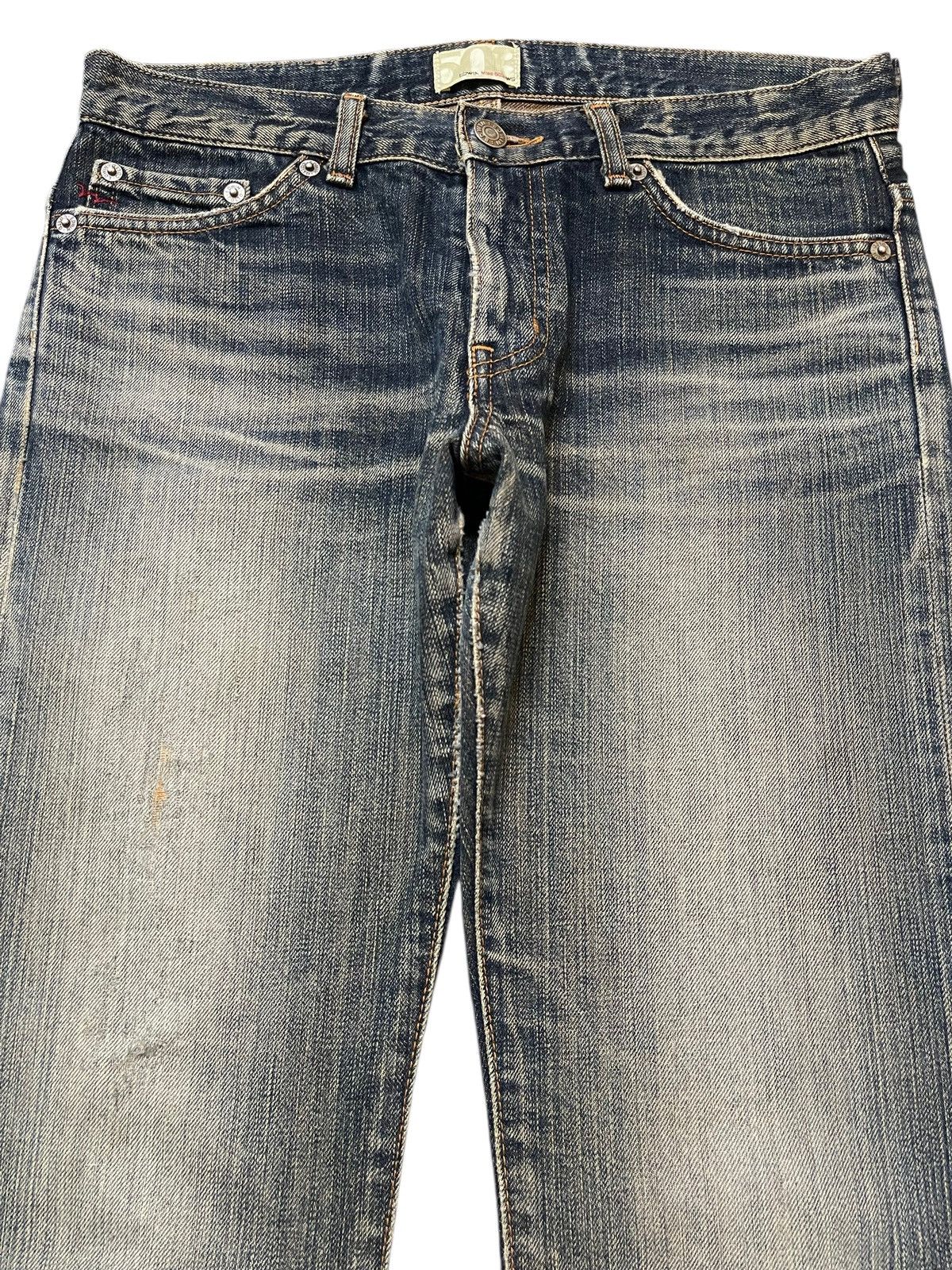 Edwin Vintage Edwin Blue Faded Wash Style Flare Jeans Size US 30 / EU 46 - 3 Thumbnail