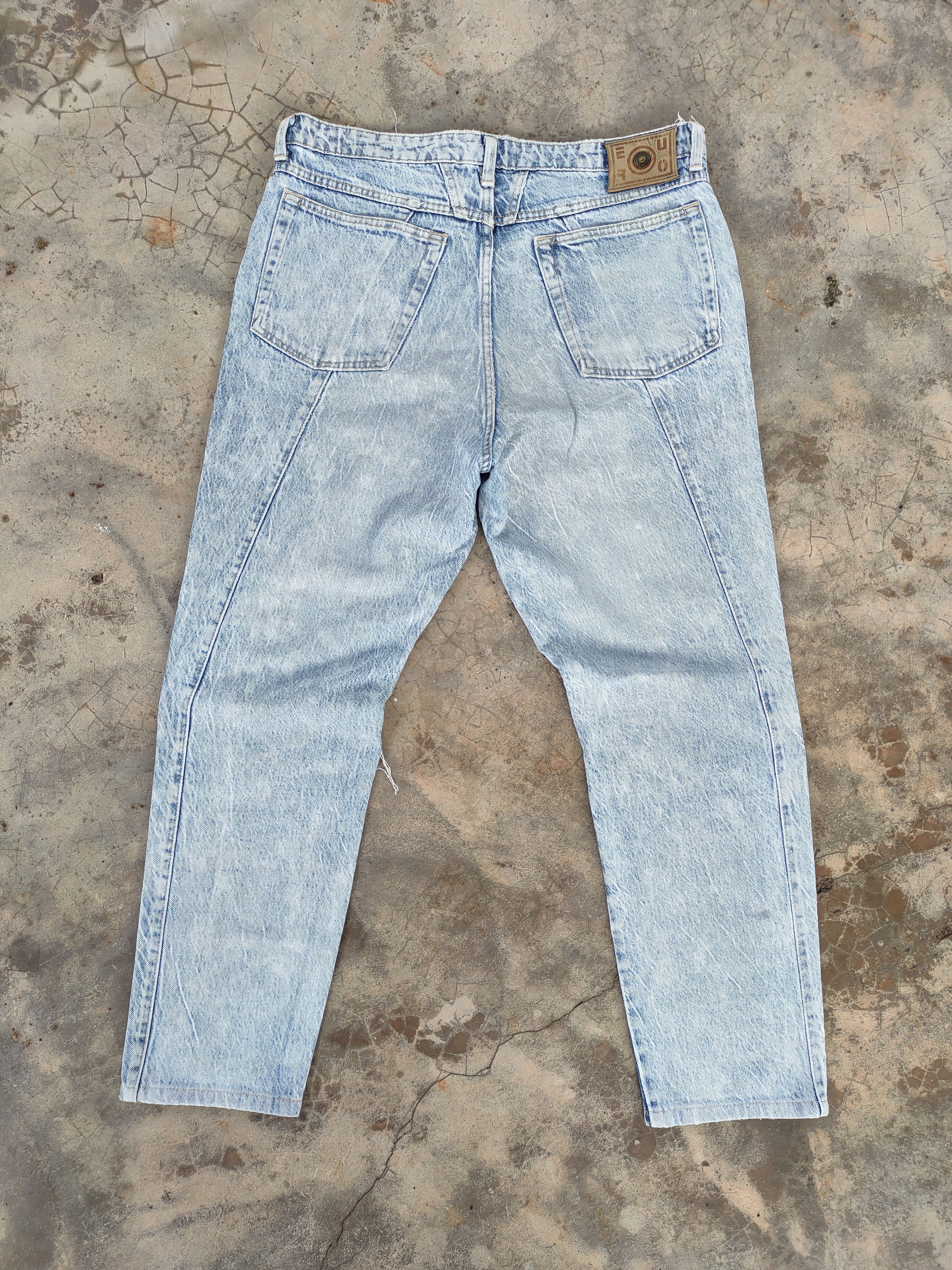 Seditionaries × Wrangler VINTAGE EURO WRANGLER FADED DISTRESSED JEANS DENIM PANTS Size US 36 / EU 52 - 12 Thumbnail
