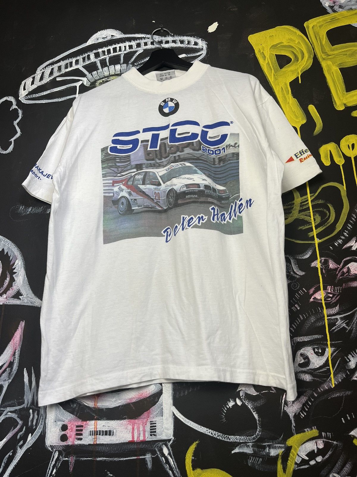 BMW × Vintage Vintage BMW Racing Logo T-shirt Style Size US M / EU 48-50 / 2 - 2 Thumbnail