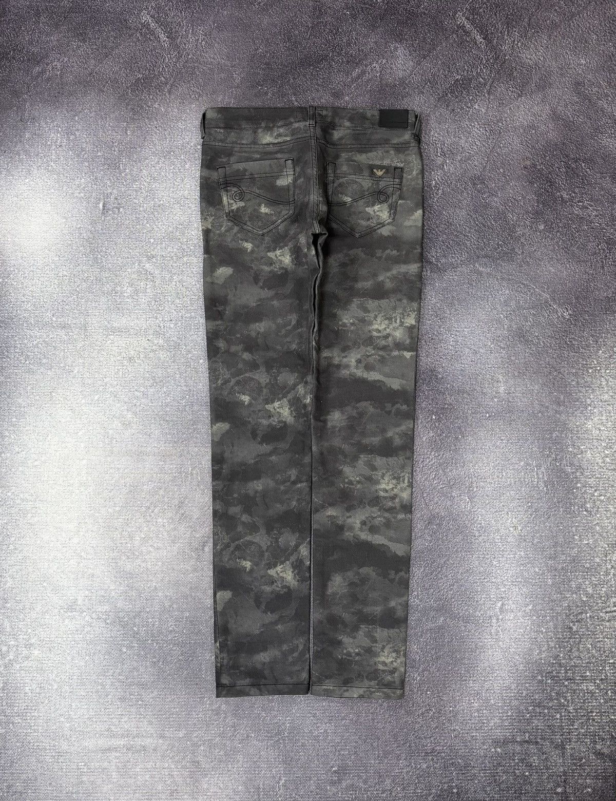 Emporio Armani Emporio Armani Dakota NWT Women’s Printed Gray Pants Jeans Size 27" / US 4 / IT 40 - 2 Thumbnail